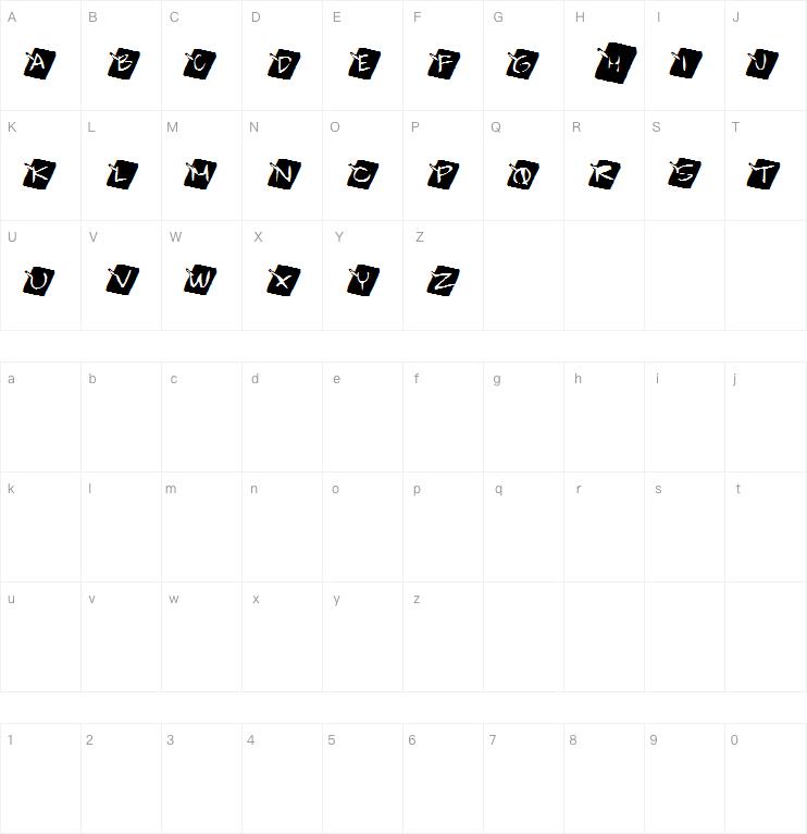 AEZ chalkboard字体