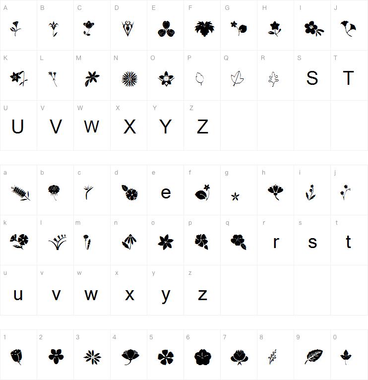 AEZ crimson and clover字体