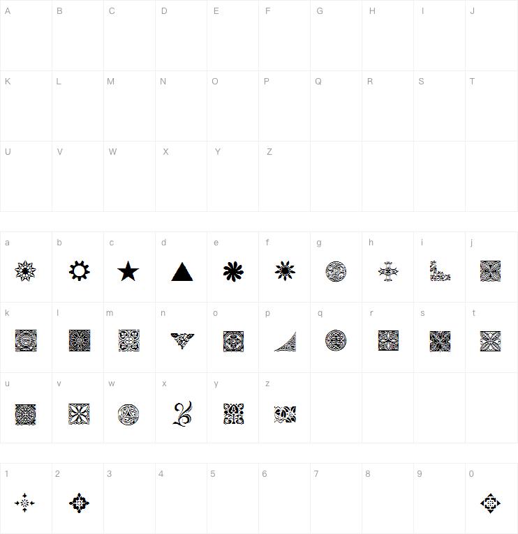 AEZ deco dings字体