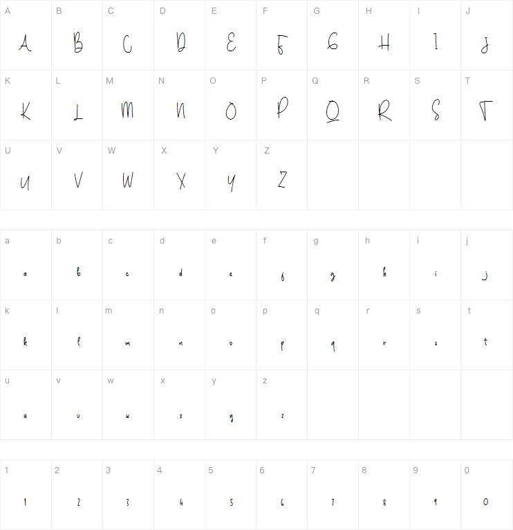 Affilliatte字体