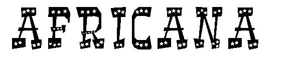 AFRICANA字体