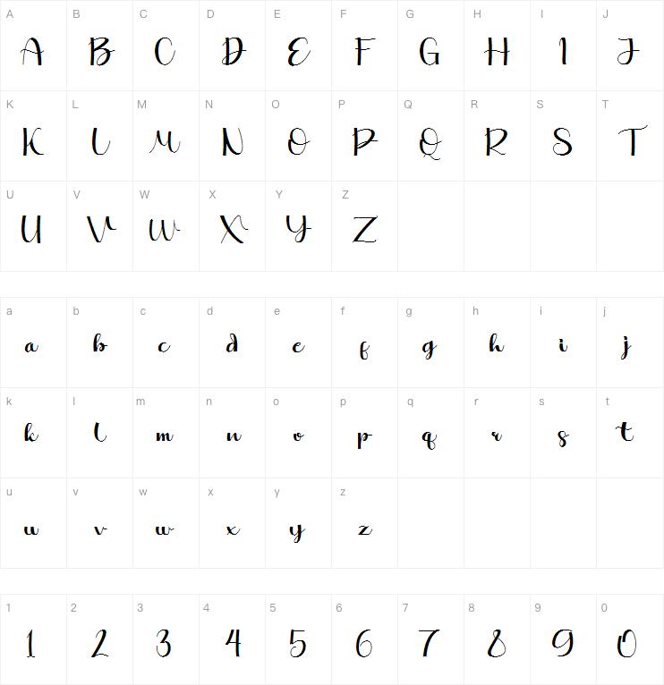 After Christmas字体