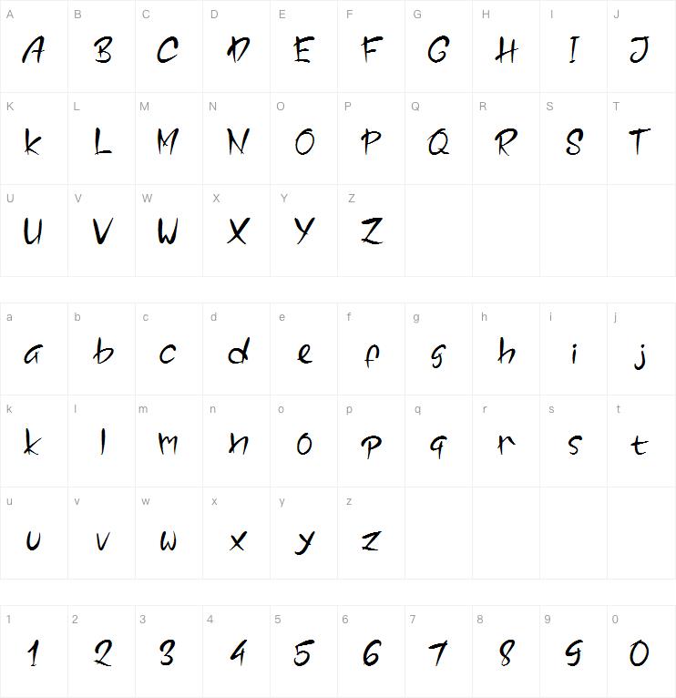 After Story字体