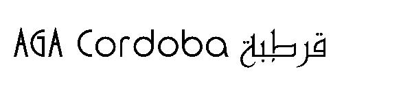 AGA Cordoba قرطبة字体