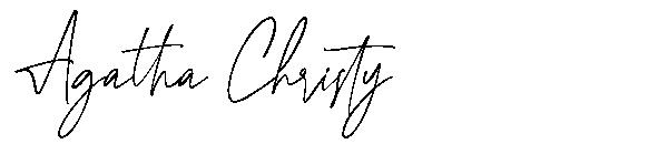 Agatha Christy字体