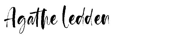 Agathe Ledden字体