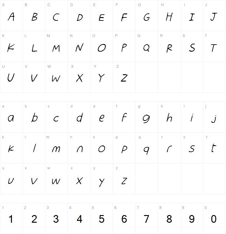 Agenzada字体