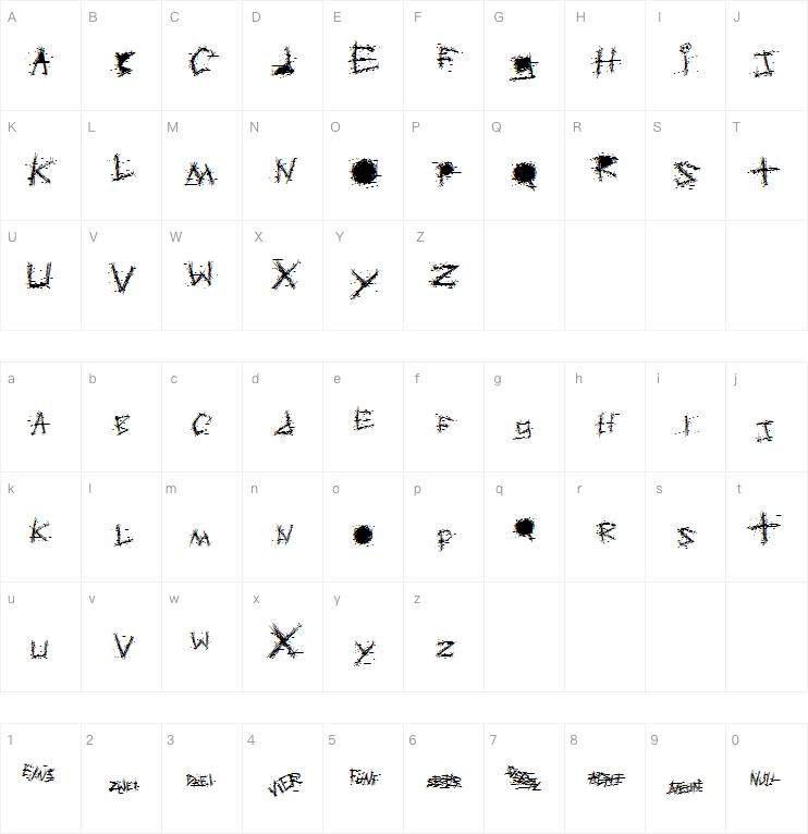 Aggressive Angry Baby Killer字体