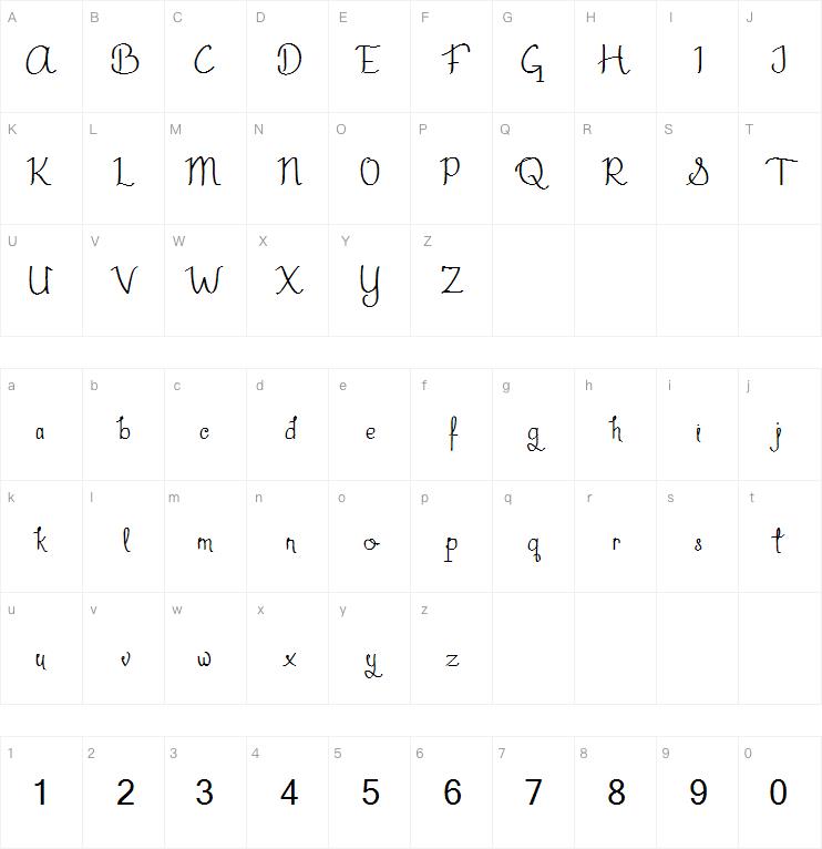 Aghmeeta字体