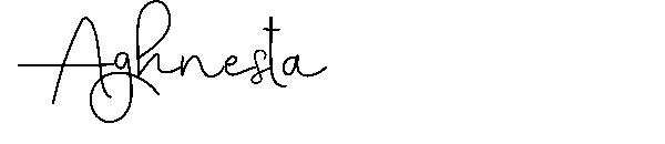 Aghnesta字体