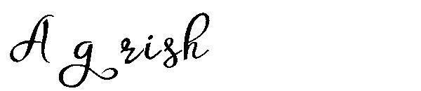 Agrish字体