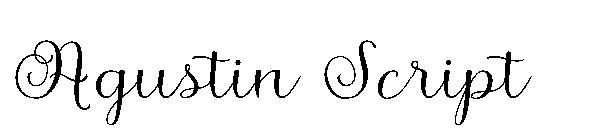 Agustin Script字体