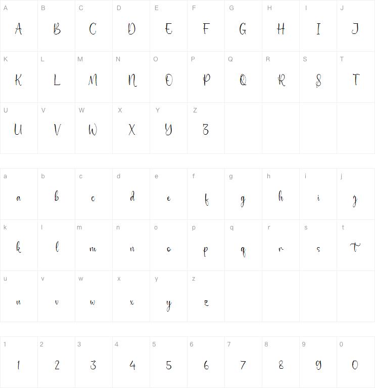 Aichella字体