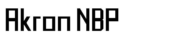 Akron NBP字体
