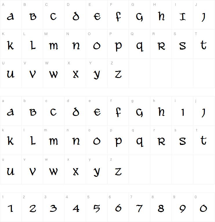 Ale and Wenches BB字体