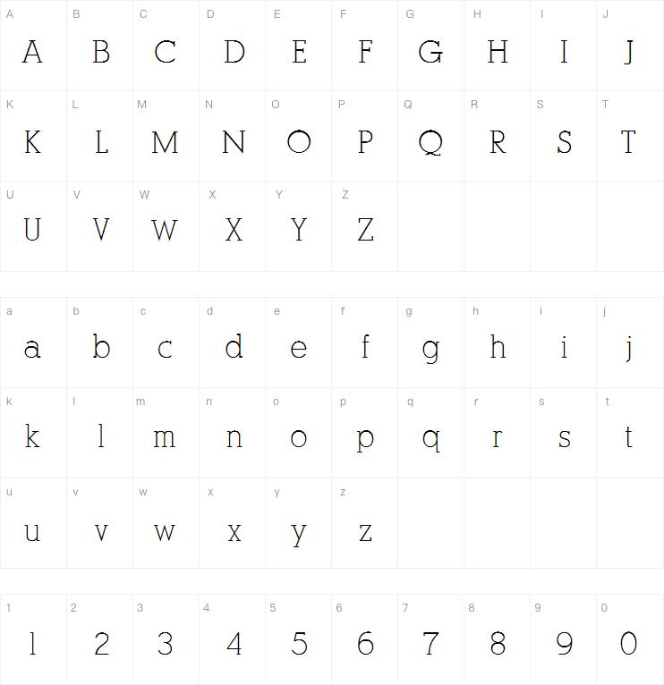 Alexandria FLF字体