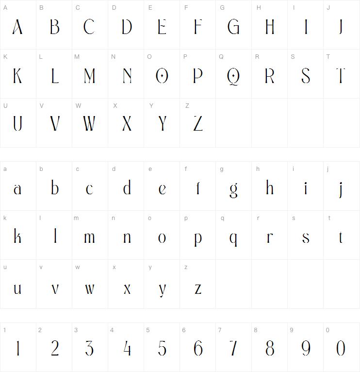 Alexang Display字体