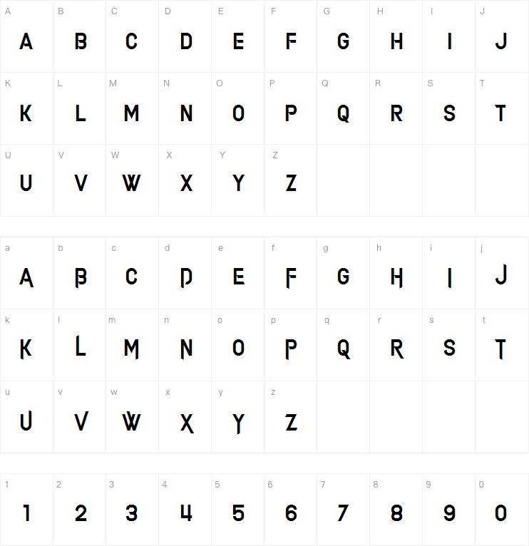 Alimony字体