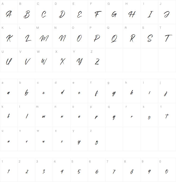 Alishakey字体