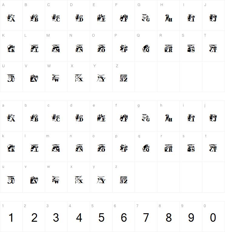 AlkoInitials字体