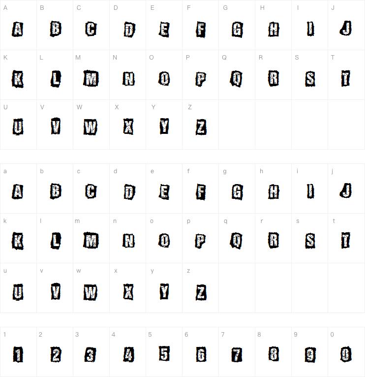 ALL AGES字体