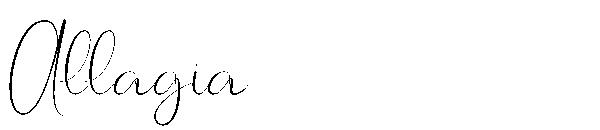 Allagia字体