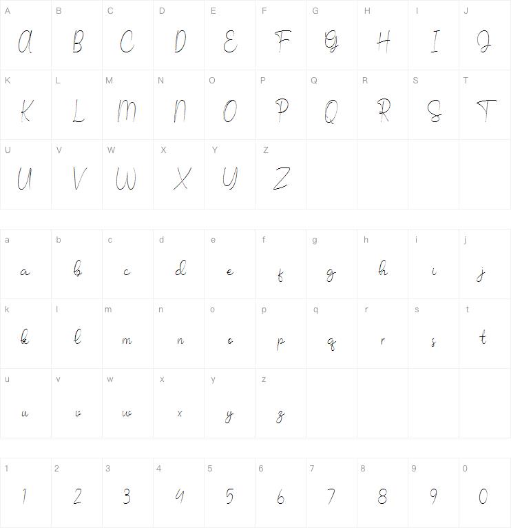 Allagia字体