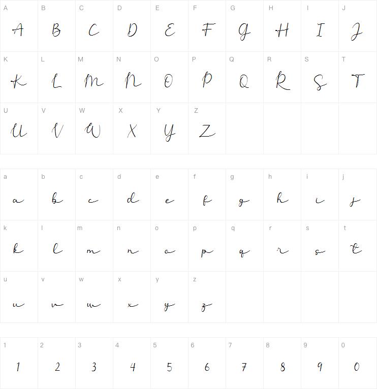 Allesia字体