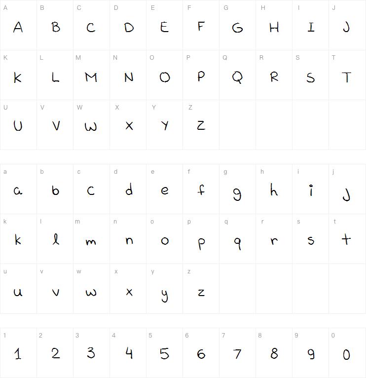 alliewriting!字体