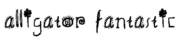 alligator fantastic字体