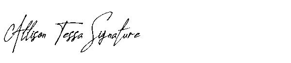 Allison Tessa Signature