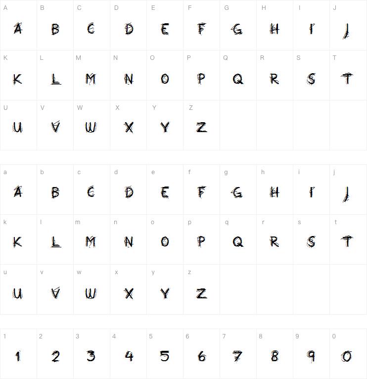 All Over Again All Caps字体
