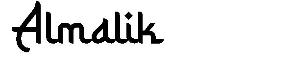 Almalik字体