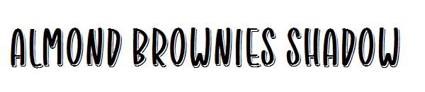 Almond Brownies Shadow字体