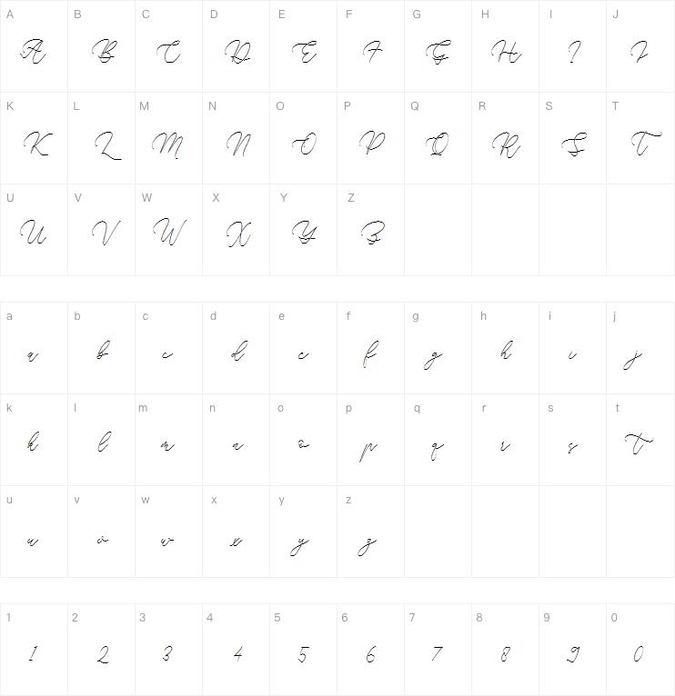 Almyrada Script字体