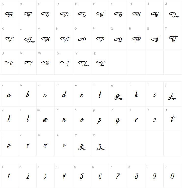 Aloha Friday字体