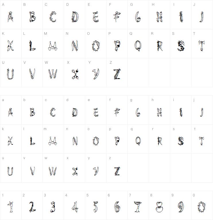 AlphaGarden字体