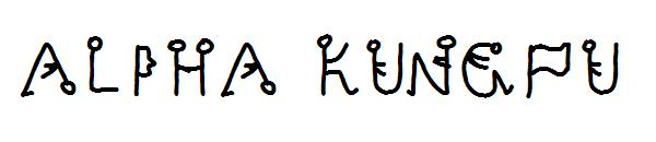 ALPHA KUNGFU字体