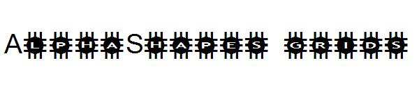 AlphaShapes grids字体