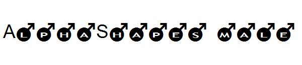 AlphaShapes male字体