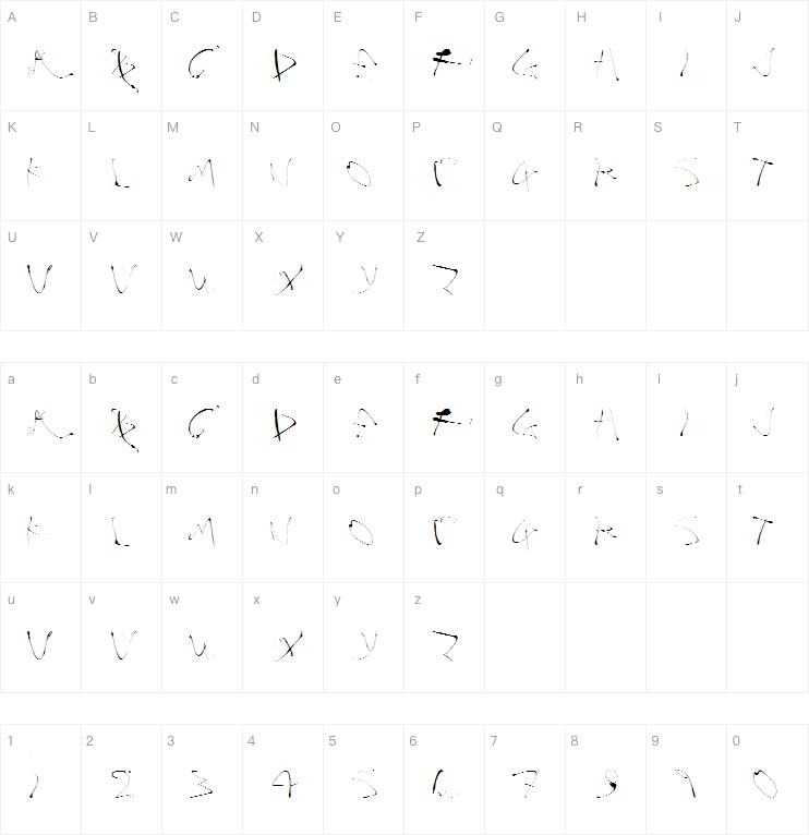 Alphasplat字体