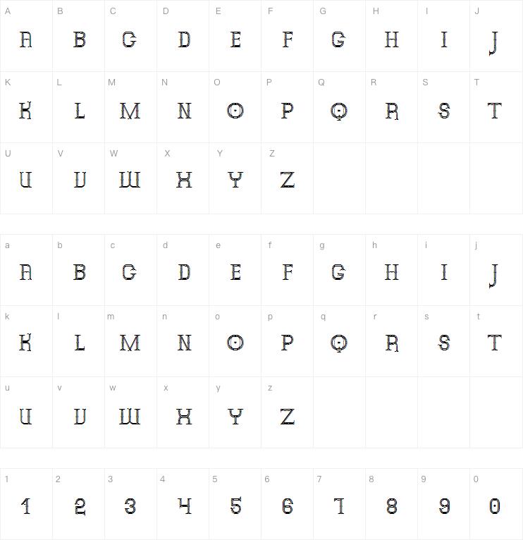 Alphin Merytous St字体