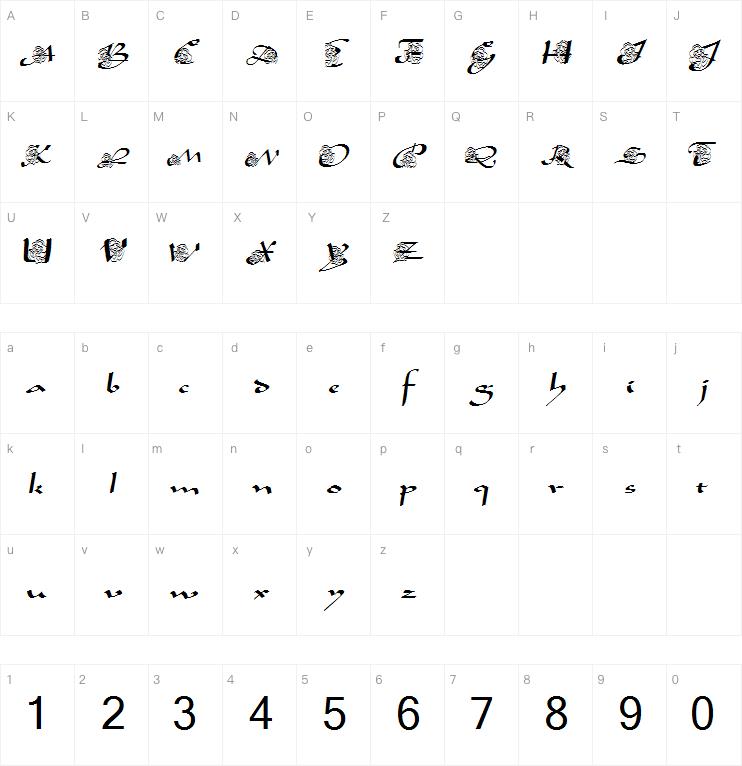 AL Princess Jasmine字体