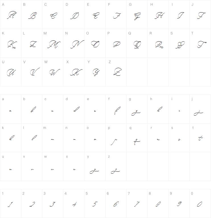 Alysthia字体
