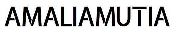 amaliamutia字体