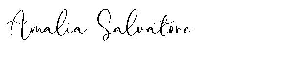 Amalia Salvatore字体