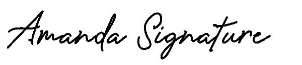 Amanda Signature