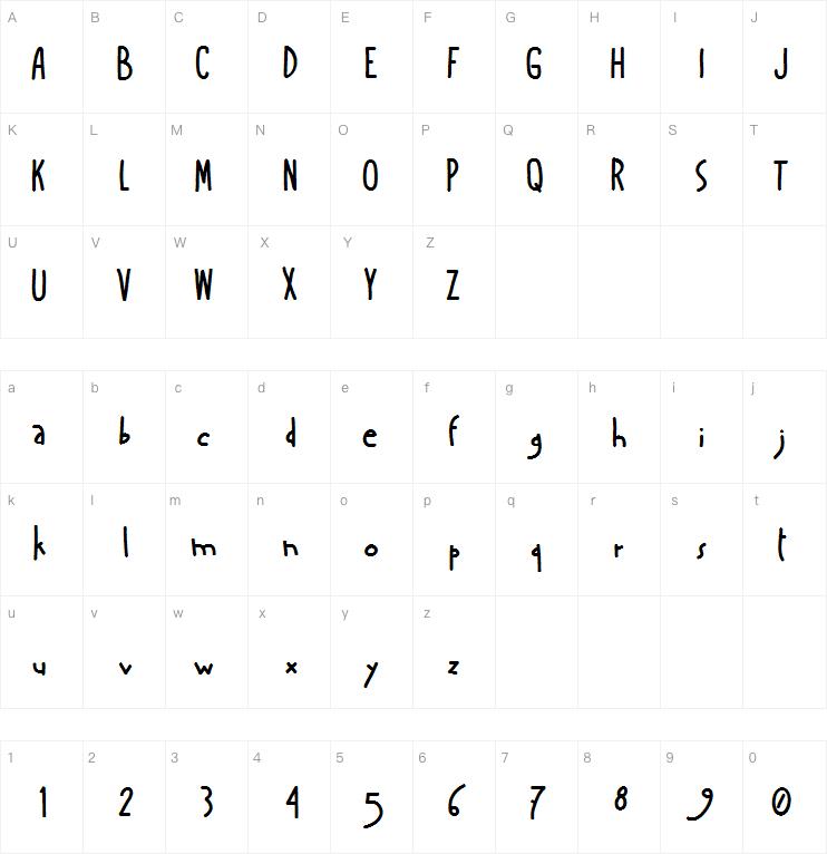 AManoBoldensada字体