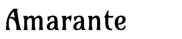 Amarante字体