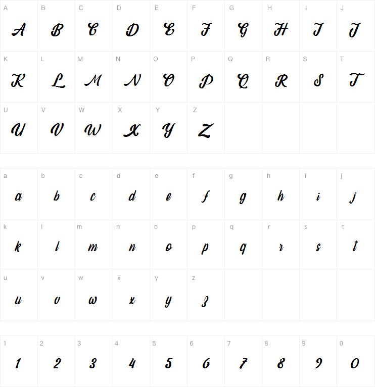 amaranthine demo字体